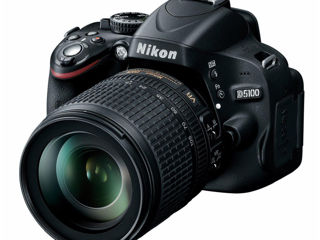 Nikon D5100 Geantă+acumulatoare 3,+ 2 încarcatoare + вспышка nikon