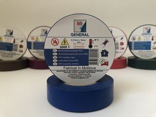 Banda Electrica PVC General 6000V / Изолента ПВХ General 6000В, Fabricat in Moldova foto 6