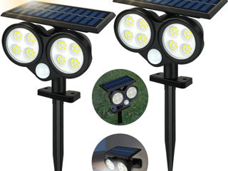 Lampa de Sol cu Panou Solar si Sensor de Miscare