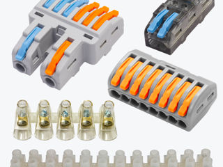 Clema pentru cabluri, conectori pentru cablu, wago, accesorii pentru cablu, panlight, forbox foto 1