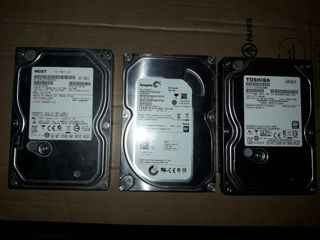 HDD, sata,  для  ПК , 500  GB,   работают отлично  По  300 lei