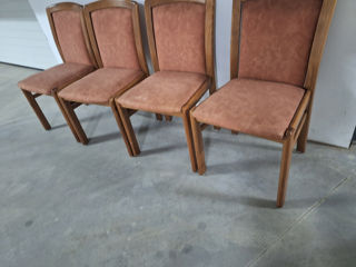4 scaune din lemn natural. foto 7