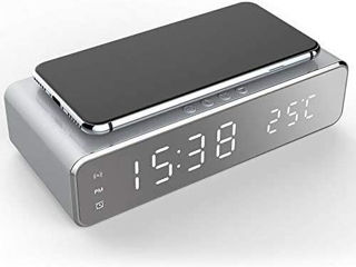 Ceas alarma digital maxxter cu functie de incarcare wireless