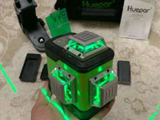 Laser Huepar 3D 503CG 12 linii +  magnet + tinta + geantă + garantie + livrare gratis foto 3