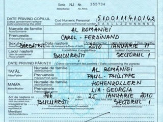 Certificat de Nastere Romanesc la Pret Mic ! foto 1