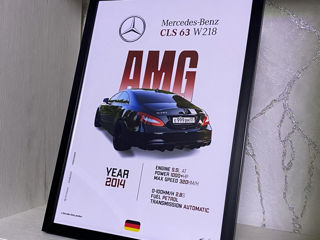 Эксклюзивный постер с Mercedes CLS 63 AMG 2014 года влогера Wengallbi