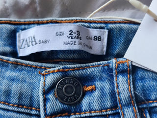 Новые джинсы Zara 2-3 года