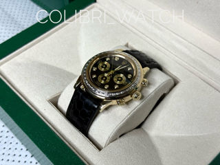 Rolex Daytona Black 585 Gold foto 7