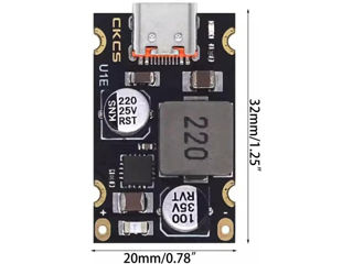 Charging Module 65W Type-C PD3.1 QC3.0 SCP PPS DC In 8-30V, Modul de încărcare rapidă. foto 2