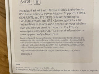 ipad mini 3 -3G- 64gb фото 1