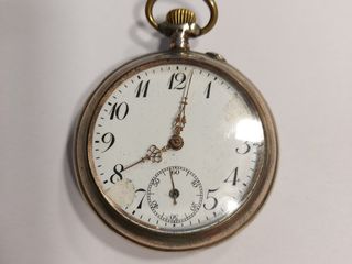 Breget - часы карманные старинные серебрянные