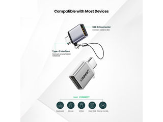 Adaptor Ugreen OTG Type-C la USB 3.0 SKU-50283 foto 10