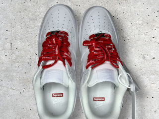 Nike air force 1 & supreme (white) foto 2