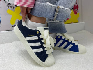 Adidas Superstar 50/50 Black/Navy Blue Women's foto 10