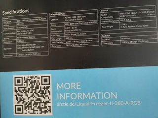 De vânzare / Продаю Arctic Liquid Freezer II 360 A-RGB foto 7