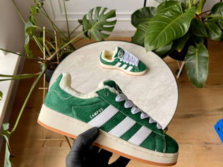 Adidas Campus Green Women's cu blana / с мехом