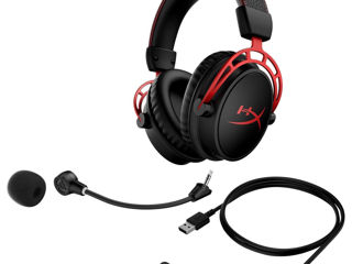 HyperX Cloud Alpha Wireless, Black-Red - Noi! Garanţie 2 Ani! foto 4