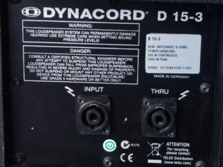 Микшер пульт с усилителем Dynacord PowerMate1000-2 б/у / Mixer amplificat Dynacord PowerMate1000-2 foto 8