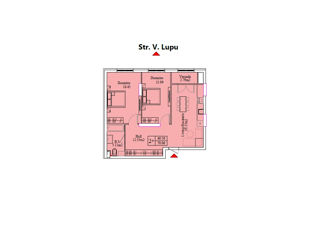 Apartament cu 2 camere, 67 m², Centru, Ungheni foto 10