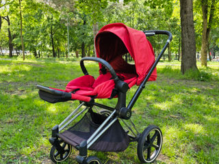 Коляска 3 в 1 Cybex Priam True Red + аксессуары foto 5