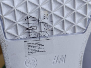 H&M Essentials original. S-au adus adidași din Germania. Piele naturala 100%. foto 6