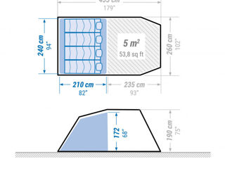 Cort pentru 4 persoane camping Quechua foto 9