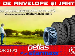 PTS--  anvelope+flaps  9.00-16 NT3 petlas 14 pr(3000kg/pe anvelopa) foto 19