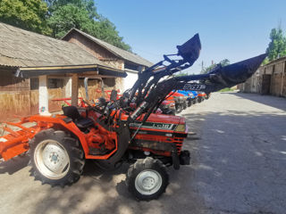 Kubota L1-18 + freza 1.4m +încărcător frontal +posibilitate de creditare foto 6