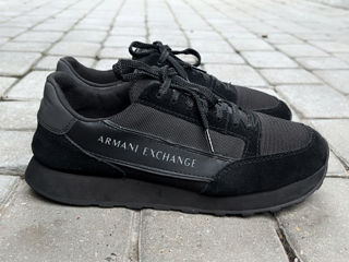 Armani Exchange Suede Mix Runner Trainers. Размер 42. Оригинал. В идеальном состоянии. foto 6