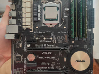 ASUS h97-plus + i5 4670k + 20gb DDR3 1600Mhz