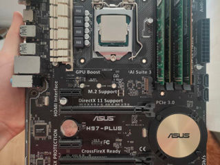 Срочно Asus H97-plus + I5 4670k + 20gb Ddr3 1600mhz foto 3