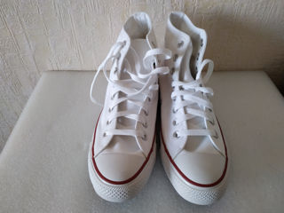 Кеды новые Converse All Star белые высокие  foto 1