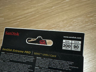 Cartela de Memorie Sandisk Extreme Pro Card SDXC UHS-I 64GB V30 633x foto 3