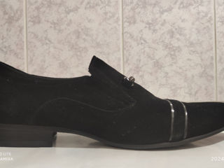 Продам туфли мужские новые черного цвета из натуральной замши  , Турция ,.Цена 1100 лей. foto 4