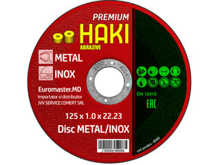 Discuri metal/inox Haki Premium – 125 si 230, preturi angro, Euromaster.MD