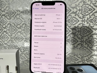 iPhone 13 Pro 128 gb blue battery 96% foto 6