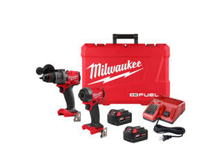 Набор бесщеточных шуруповертов Milwaukee 3697-22 M18 FUEL foto 1