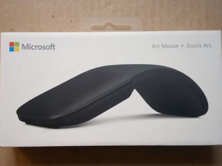 Microsoft Arc Mouse Nesleek ergonomic design Bluetooth Mouse for PC/Laptop,Desktop works with Window foto 1