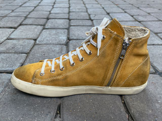 Leather Crown Sneakers. Hand Made In Italy. Размер 40. Оригинал. В идеальном состоянии. foto 9