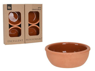 Set Vase Pentru Copt/Servire Eh 4Buc 0.15L, D10Cm, Ceramica foto 1