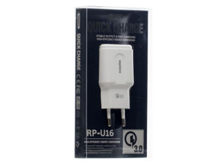 Incarcator rapid USB original Remax RP16 - 15W, tehnologie de incarcare rapida, material PC rezisten foto 6