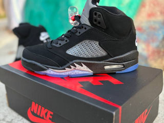 Nike Air Jordan 5 Retro Black/Blue foto 3