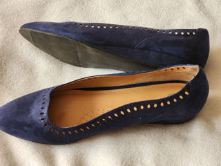 Туфли женские синяя замша. Размер 38.5 foto 4
