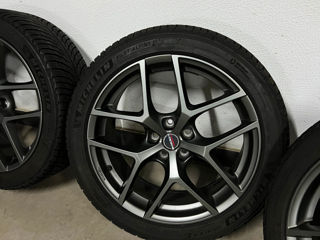 Urgent !!!Noi Borbet Germany R19 5x112 + Michelin Pilot Alpin 225/45R19 VW,Audi, Skoda,Seat,Porsche foto 3