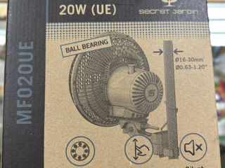 Ventilator Monkey fan 20W, ventilator pentru growbox, circulatie corecta aerului foto 3