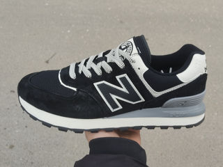 New balance 574 classic black  white (pe loc marimi) foto 1