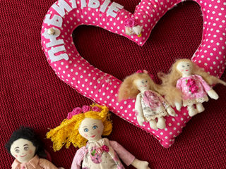 Мягкое Сердце и мягкие пошитые на заказ куклы handmade