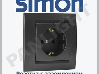 Simon Grafit, prize culoare neagra, prize si intrerupatoare Simon Electric in Moldova, panlight foto 7