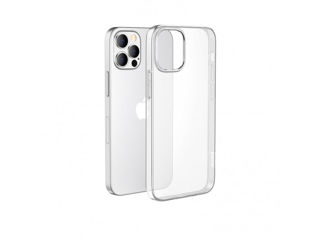 Carcasă TPU din seria Light pentru iPhone 14 (negru transparent)