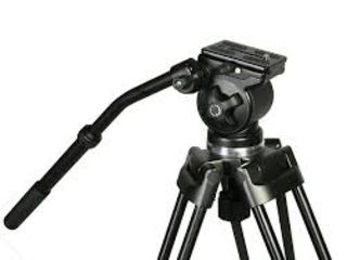 Professional Heavy Duty Video Camcorder Tripod Fluid Drag Head Kits by Fancier WF717A foto 4